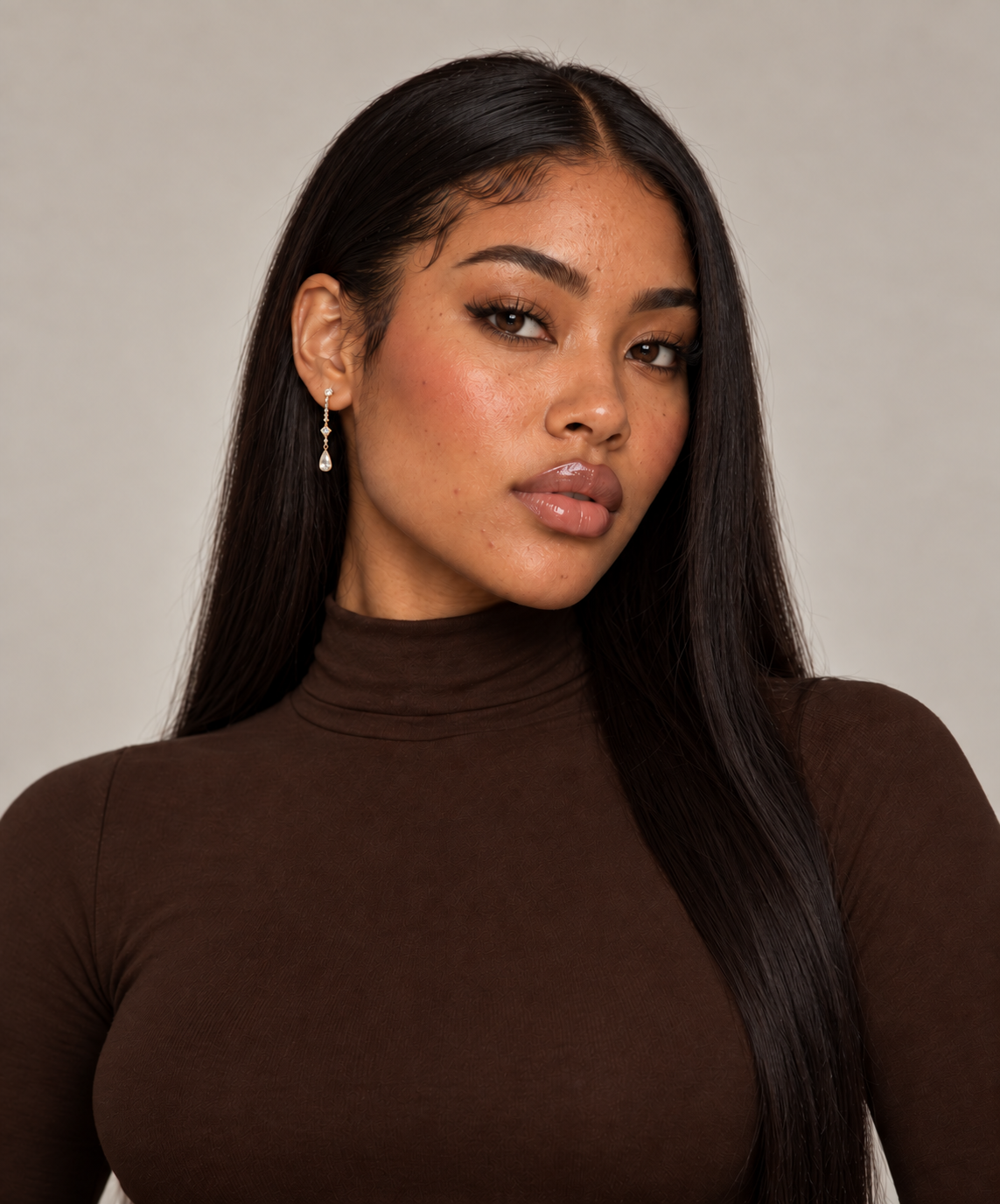 Virgin Vietnamese Straight Frontal